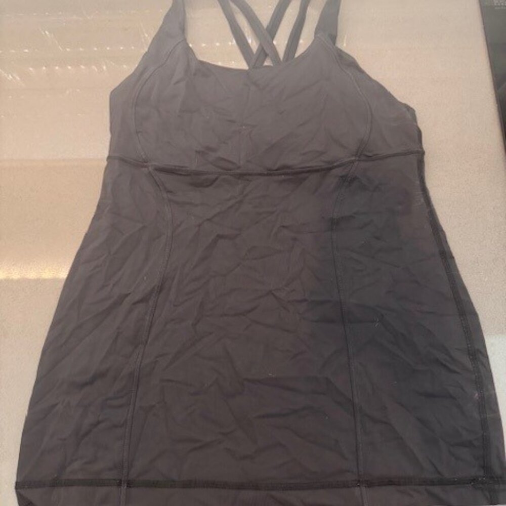 Lululumen Energy Bra Black Size 8 - Picture 3 of 4